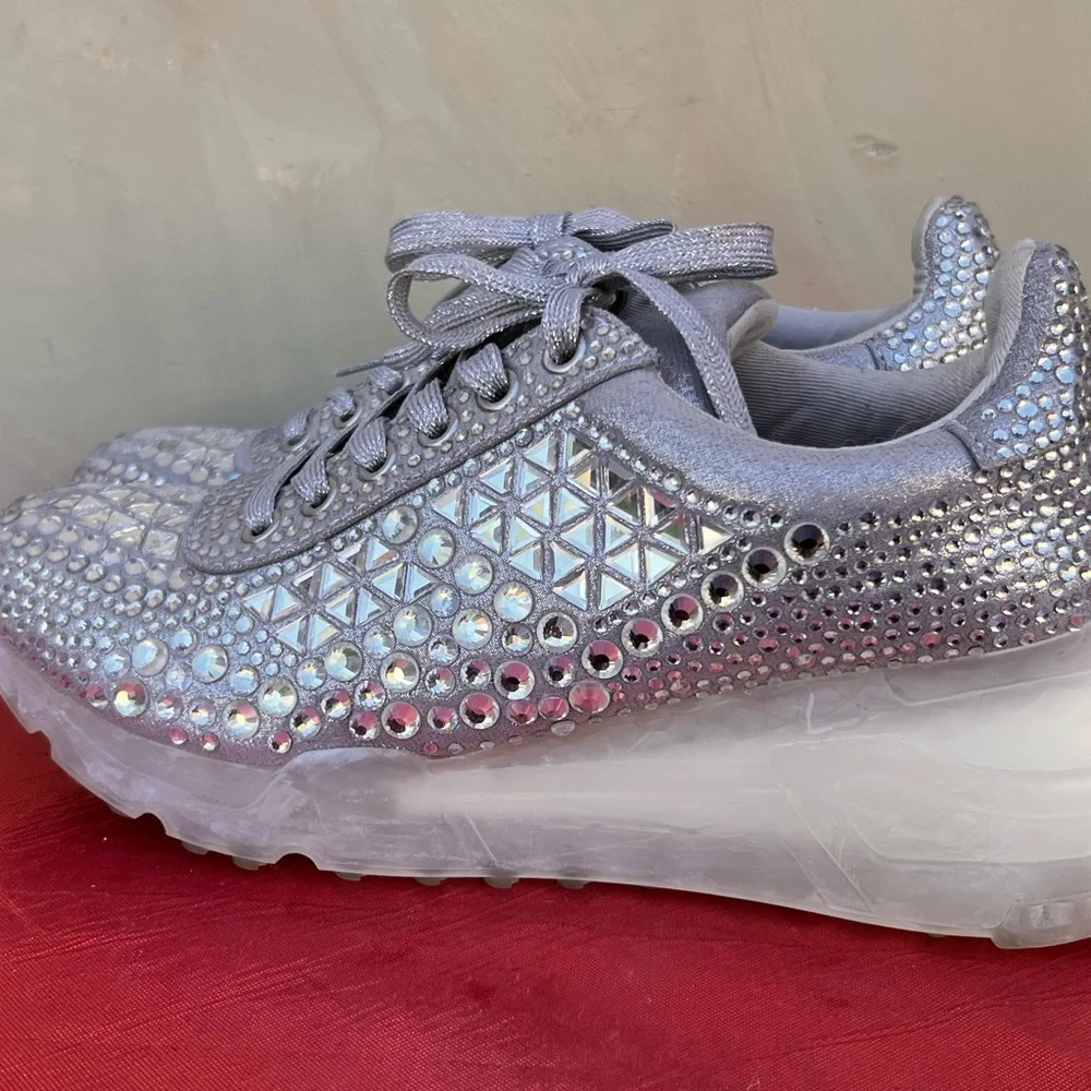 Steve Madden Rhinestone Shoes - Picture 4 of 8